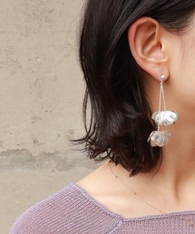 RANDA | メッキフラワーピアス(ピアス（両耳用）)