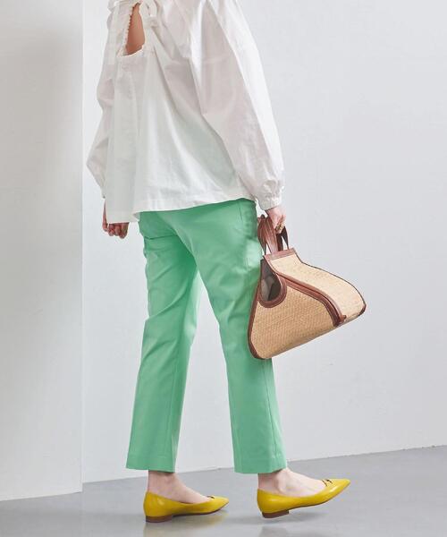 UNITED ARROWS（ユナイテッドアローズ）の「UBCB ハイウエスト テーパードパンツ（その他パンツ・レディース・ネイビー/ピンク/ライム・40/38/36/34）」の19枚目の写真