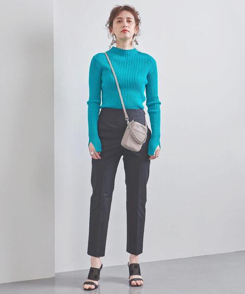 UNITED ARROWS（ユナイテッドアローズ）の「UBCB ハイウエスト テーパードパンツ（その他パンツ・レディース・ネイビー/ピンク/ライム・40/38/36/34）」の16枚目の写真