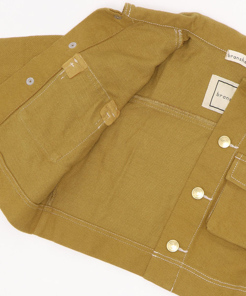 BRANSHES（ブランシェス）の「CPOジャケット（ミリタリージャケット・キッズ・キャメル/ライトグリーン・90cm/130cm/140cm/100cm/120cm/110cm/150cm）」の13枚目の写真