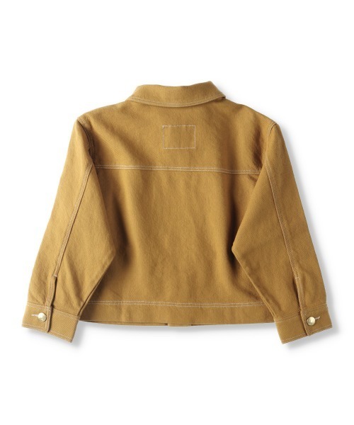 BRANSHES（ブランシェス）の「CPOジャケット（ミリタリージャケット・キッズ・キャメル/ライトグリーン・90cm/130cm/140cm/100cm/120cm/110cm/150cm）」の15枚目の写真