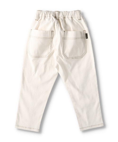 BRANSHES（ブランシェス）の「センターシームクロップドパンツ（その他パンツ・キッズ・アイボリー/マスタード/レンガ/ブラック・100cm/110cm/150cm/80ｃｍ/140cm/90cm/130cm/120cm）」の11枚目の写真