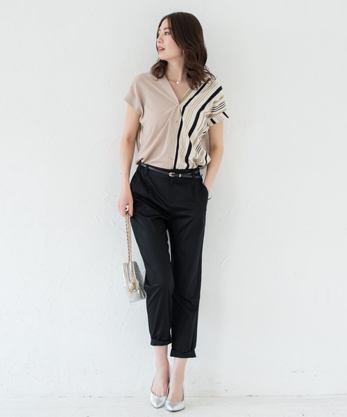 LOUNGEDRESS（ラウンジドレス）の「バイカラーフレンチブラウス（シャツ/ブラウス・レディース・ベージュ/アイボリー・FREE）」の16枚目の写真