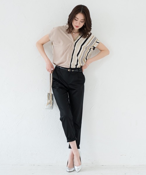 LOUNGEDRESS（ラウンジドレス）の「バイカラーフレンチブラウス（シャツ/ブラウス・レディース・ベージュ/アイボリー・FREE）」の17枚目の写真