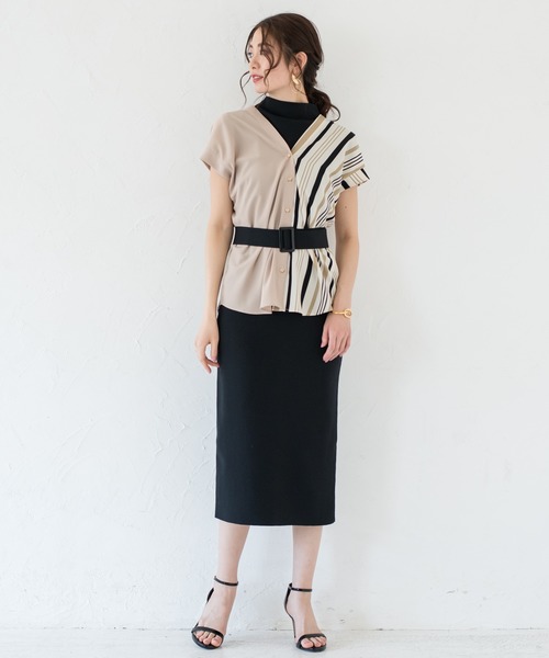 LOUNGEDRESS（ラウンジドレス）の「バイカラーフレンチブラウス（シャツ/ブラウス・レディース・ベージュ/アイボリー・FREE）」の21枚目の写真