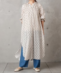 PUAL CE CIN | 小花ギャザーワンピース(ワンピース)