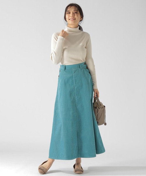 BAYFLOW（ベイフロー）の「シルクMIXリブタートル（ニット/セーター・レディース・ブラック/パープル/ブラウン/オフホワイト・SMALL/MEDIUM）」の12枚目の写真