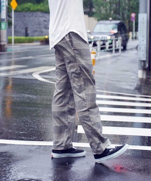 Blue Standard (ブルースタンダード)の「【BLUE STANDARD】チェックイージーパンツ ワイドパンツ チェック柄(その他パンツ・メンズ・ベージュ/ネイビー/グレー・MEDIUM/LARGE/X-LARGE)」の6枚目の写真