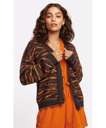 RVCA レディース ADRIENNE CARDIGAN セーター【2020年秋冬モデル】/ルーカ 長袖 ニット カーディガン