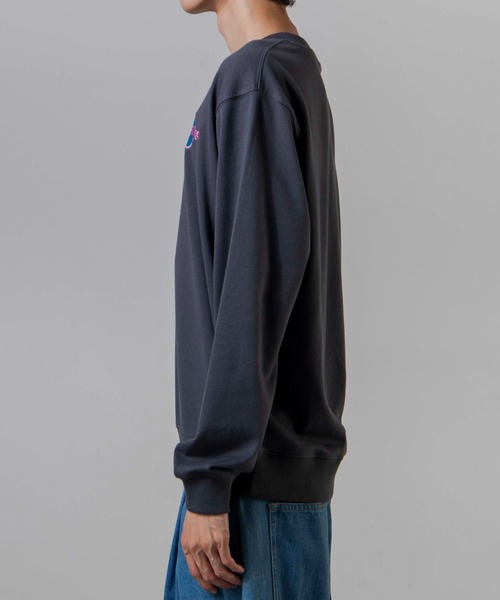 WEGO（ウィゴー）の「WEGO/サークルロゴ刺繍プルオーバー（スウェット・メンズ・オフホワイト/スミクロ/杢グレー/ダークグリーン/ホワイト・SMALL/MEDIUM/LARGE）」の17枚目の写真