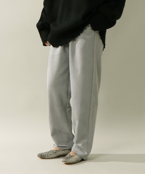 notch.（ノッチ）の「ポンチスエードパンツ（その他パンツ・レディース・ネイビー/グレー/オフホワイト/オリーブ/ベージュ・M/TM）」の3枚目の写真