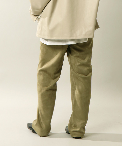 notch.（ノッチ）の「ポンチスエードパンツ（その他パンツ・レディース・ネイビー/グレー/オフホワイト/オリーブ/ベージュ・M/TM）」の5枚目の写真