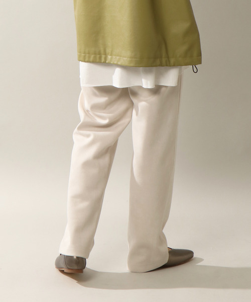notch.（ノッチ）の「ポンチスエードパンツ（その他パンツ・レディース・ネイビー/グレー/オフホワイト/オリーブ/ベージュ・M/TM）」の6枚目の写真
