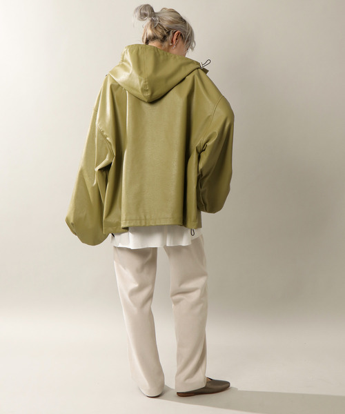 notch.（ノッチ）の「ポンチスエードパンツ（その他パンツ・レディース・ネイビー/グレー/オフホワイト/オリーブ/ベージュ・M/TM）」の10枚目の写真