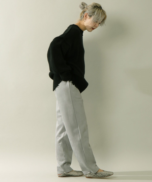 notch.（ノッチ）の「ポンチスエードパンツ（その他パンツ・レディース・ネイビー/グレー/オフホワイト/オリーブ/ベージュ・M/TM）」の16枚目の写真