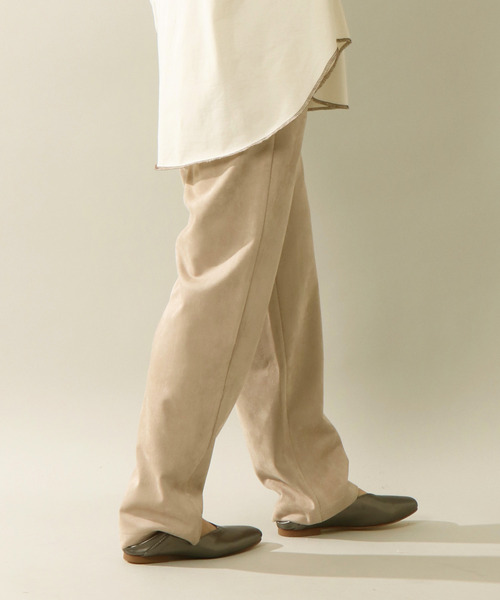 notch.（ノッチ）の「ポンチスエードパンツ（その他パンツ・レディース・ネイビー/グレー/オフホワイト/オリーブ/ベージュ・M/TM）」の19枚目の写真