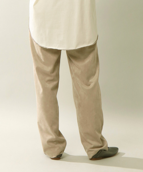 notch.（ノッチ）の「ポンチスエードパンツ（その他パンツ・レディース・ネイビー/グレー/オフホワイト/オリーブ/ベージュ・M/TM）」の20枚目の写真