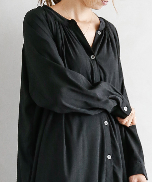 La-gemme(ラジェム)の「紐ベルト付きロング丈ワンピース(ワンピース・レディース・ブラウン/その他/その他1/ブラック/ベージュ・フリー)」の21枚目の写真