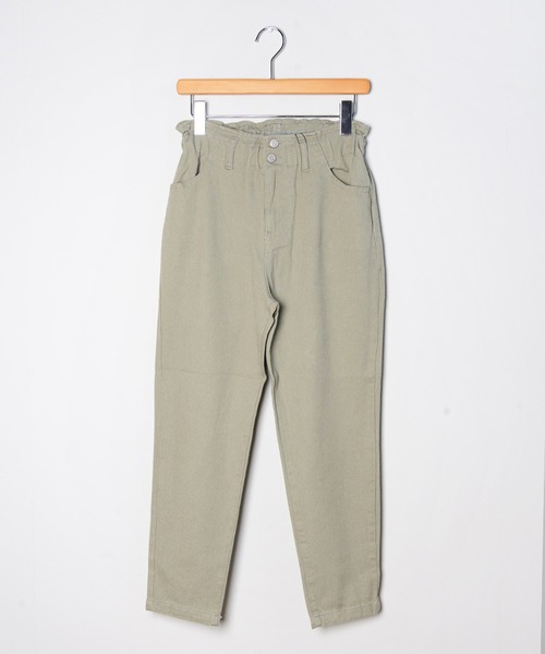shopnikoniko(ショップニコニコ)の「ウエストフリル マムパンツ テーパードパンツ(その他パンツ・レディース・パープル/ナチュラル/カーキ/ピンク・S/M)」の17枚目の写真