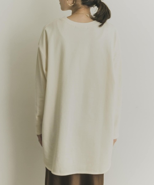 URBAN RESEARCHミニ裏毛ラウンドヘムカットソー URBAN RESEARCH（アーバンリサーチ）の「ミニ裏毛ラウンドヘム