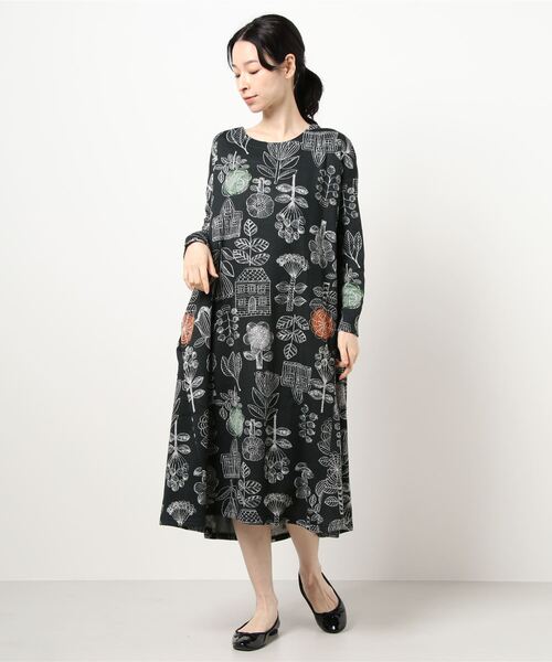 BARNDOOR(バーンドア)の「【BARNDOOR】ワンピース(ワンピース・レディース・ブラック/ベージュ/グレー/ブラック系その他/グレー系その他/チャコール/ブラック系その他2/グレー系その他2・MEDIUM)」の3枚目の写真