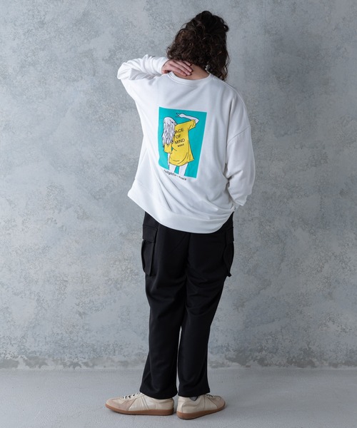 UNIIT(ユニット)の「【UNIIT】T/Rツイルワイドカーゴパンツ ワイドシルエット ポケット付き 無地 ウエスト紐仕様(カーゴパンツ・メンズ・ベージュ/ブラック/カーキ・LARGE/MEDIUM)」の7枚目の写真