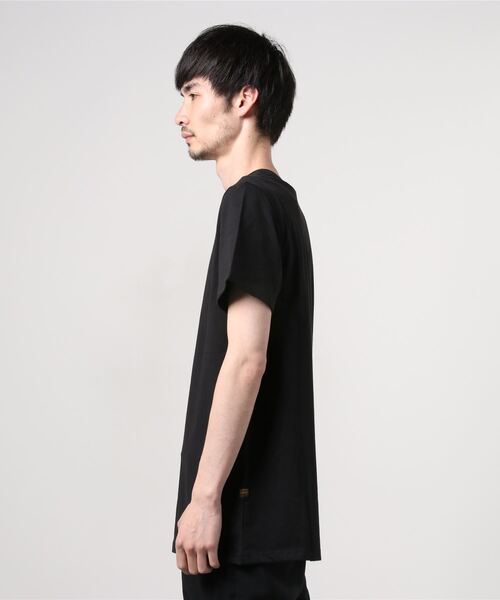 G-STAR（ジースター）の「BASE-S T-SHIRT/ワンポイント/ロゴ（Tシャツ/カットソー・メンズ・ホワイト/ダークブラック/ダークブルー・SMALL/MEDIUM/LARGE/X-SMALL/X-LARGE/XX-LARGE）」の12枚目の写真