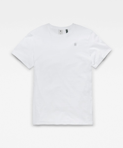 G-STAR（ジースター）の「BASE-S T-SHIRT/ワンポイント/ロゴ（Tシャツ/カットソー・メンズ・ホワイト/ダークブラック/ダークブルー・SMALL/MEDIUM/LARGE/X-SMALL/X-LARGE/XX-LARGE）」の14枚目の写真