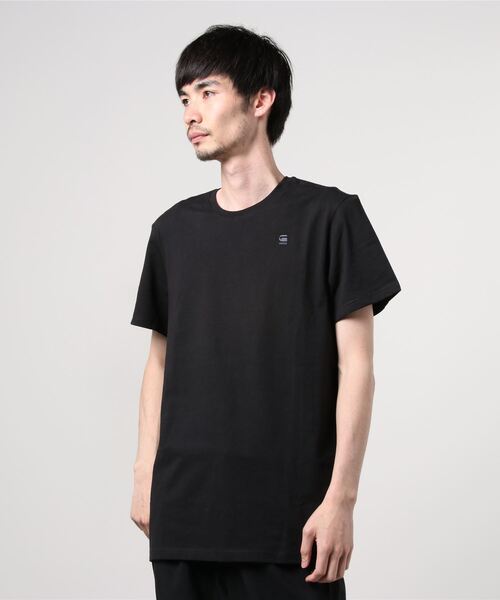 G-STAR（ジースター）の「BASE-S T-SHIRT/ワンポイント/ロゴ（Tシャツ/カットソー・メンズ・ホワイト/ダークブラック/ダークブルー・SMALL/MEDIUM/LARGE/X-SMALL/X-LARGE/XX-LARGE）」の11枚目の写真