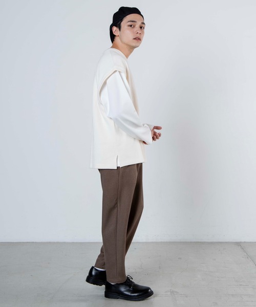 WEGO(ウィゴー)の「WEGO/アンサンブルニットライクベスト(アンサンブル・メンズ・オフホワイト/ブルー/ベージュ系その他/グリーン系その他/サックスブルー・MEDIUM/LARGE)」の21枚目の写真