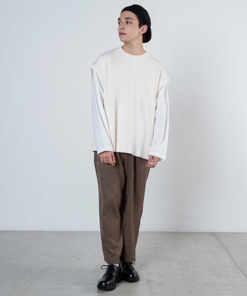 WEGO(ウィゴー)の「WEGO/アンサンブルニットライクベスト(アンサンブル・メンズ・オフホワイト/ブルー/ベージュ系その他/グリーン系その他/サックスブルー・MEDIUM/LARGE)」の22枚目の写真