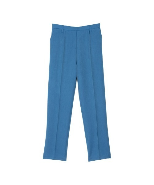 [神山まりあさん着用]リサイクルストレッチツイルゆったりタックテーパードパンツ