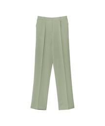 [新色追加][低身長/高身長/大きいサイズ有]丈が選べるストレッチツイルゆったりタックテーパードパンツ