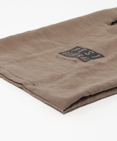 POST GENERAL（ポストジェネラル）の「POST GENERAL/コンパクトコンビニバッグ（エコバッグ/サブバッグ・レディース・ブラック/ベージュ/カーキ・FREE）」の7枚目の写真