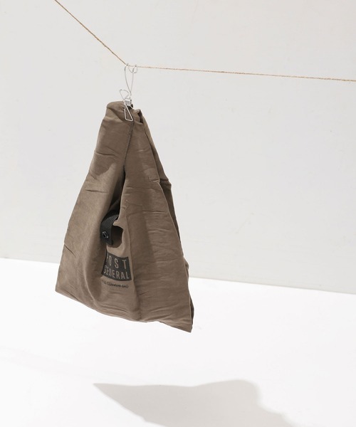 POST GENERAL（ポストジェネラル）の「POST GENERAL/コンパクトコンビニバッグ（エコバッグ/サブバッグ・レディース・ブラック/ベージュ/カーキ・FREE）」の3枚目の写真