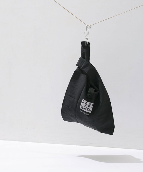 POST GENERAL（ポストジェネラル）の「POST GENERAL/コンパクトコンビニバッグ（エコバッグ/サブバッグ・レディース・ブラック/ベージュ/カーキ・FREE）」の2枚目の写真