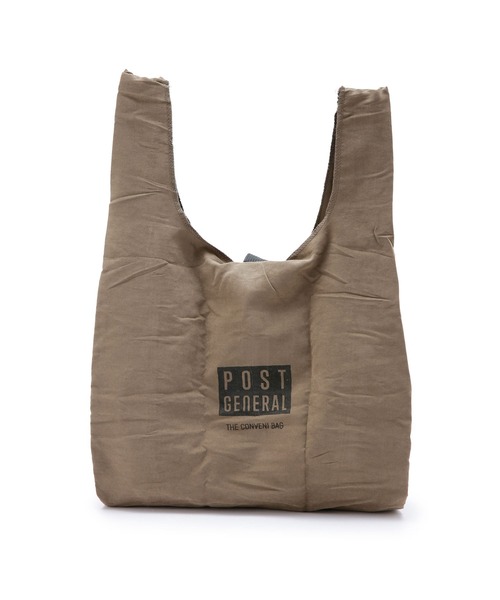 POST GENERAL（ポストジェネラル）の「POST GENERAL/コンパクトコンビニバッグ（エコバッグ/サブバッグ・レディース・ブラック/ベージュ/カーキ・FREE）」の14枚目の写真