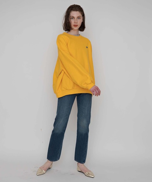 Levi's（リーバイス）の「PIPER OVERSIZED CREW KUMQUAT（スウェット・レディース・マルチ・M/S/XS）」の10枚目の写真