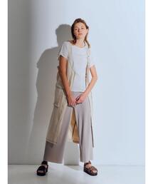 YECCA VECCA | 【2021春夏】・プリーツストレートパンツ　＊(その他パンツ)