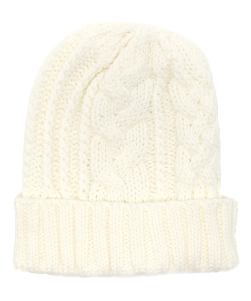 WEGO（ウィゴー）の「WEGO/トリプルハンドルニットキャップ（ニットキャップ/ビーニー・メンズ・ホワイト/ブラック/グリーン/ネイビー・FREE）」の2枚目の写真