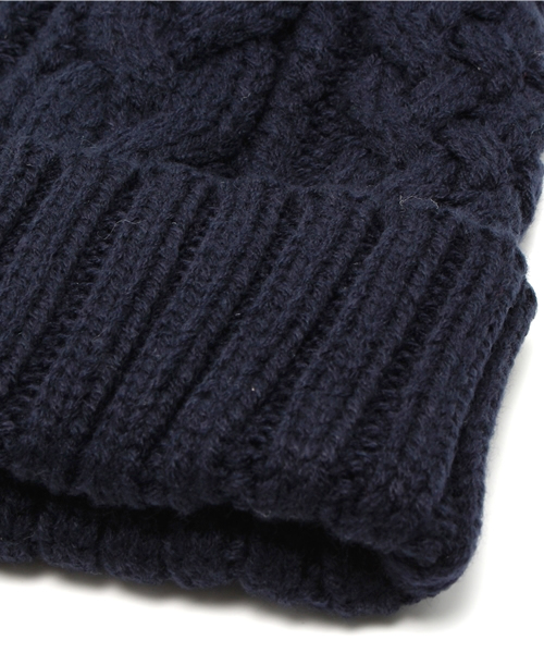 WEGO（ウィゴー）の「WEGO/トリプルハンドルニットキャップ（ニットキャップ/ビーニー・メンズ・ホワイト/ブラック/グリーン/ネイビー・FREE）」の6枚目の写真