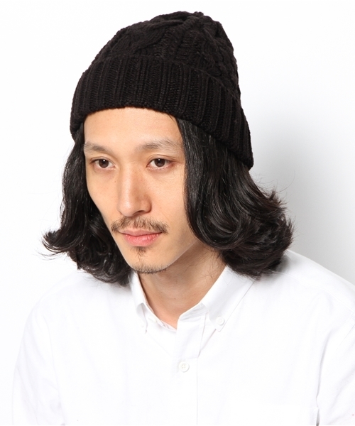 WEGO（ウィゴー）の「WEGO/トリプルハンドルニットキャップ（ニットキャップ/ビーニー・メンズ・ホワイト/ブラック/グリーン/ネイビー・FREE）」の9枚目の写真