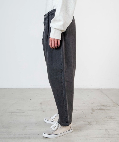 WEGO（ウィゴー）の「WEGO/バルーンパンツ（デニムパンツ・メンズ・ホワイト/グレー/ナチュラル/ライトインディゴブルー/インディゴブルー・S/M/L/MEDIUM/SMALL/LARGE）」の18枚目の写真