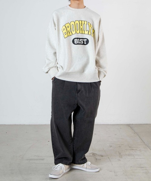 WEGO（ウィゴー）の「WEGO/バルーンパンツ（デニムパンツ・メンズ・ホワイト/グレー/ナチュラル/ライトインディゴブルー/インディゴブルー・S/M/L/MEDIUM/SMALL/LARGE）」の11枚目の写真