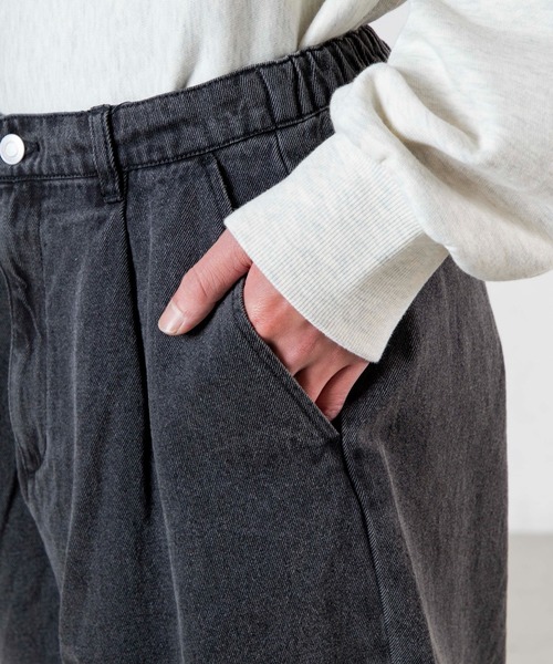 WEGO（ウィゴー）の「WEGO/バルーンパンツ（デニムパンツ・メンズ・ホワイト/グレー/ナチュラル/ライトインディゴブルー/インディゴブルー・S/M/L/MEDIUM/SMALL/LARGE）」の16枚目の写真