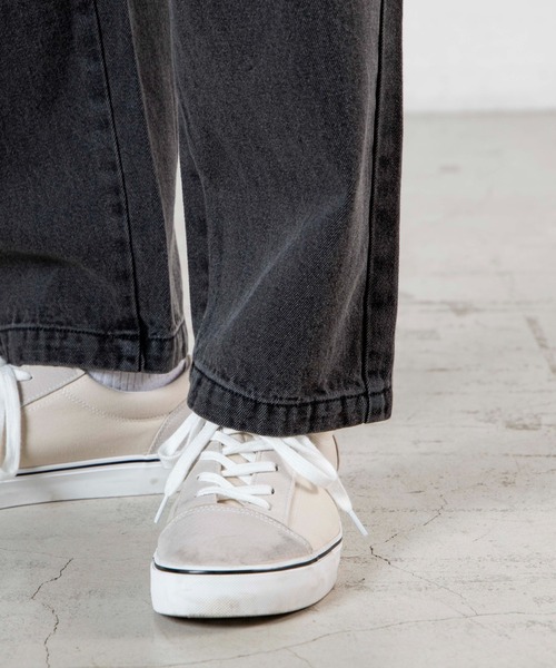 WEGO（ウィゴー）の「WEGO/バルーンパンツ（デニムパンツ・メンズ・ホワイト/グレー/ナチュラル/ライトインディゴブルー/インディゴブルー・S/M/L/MEDIUM/SMALL/LARGE）」の12枚目の写真