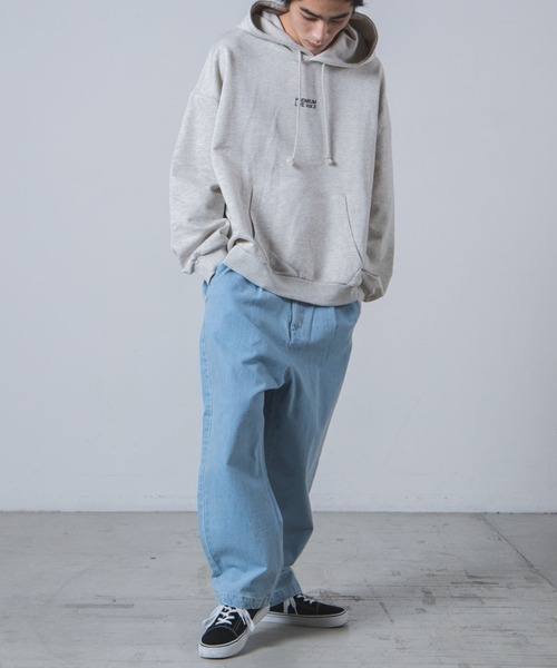 WEGO（ウィゴー）の「WEGO/バルーンパンツ（デニムパンツ・メンズ・ホワイト/グレー/ナチュラル/ライトインディゴブルー/インディゴブルー・S/M/L/MEDIUM/SMALL/LARGE）」の19枚目の写真