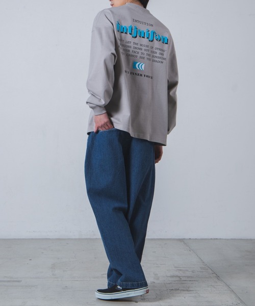 WEGO（ウィゴー）の「WEGO/バルーンパンツ（デニムパンツ・メンズ・ホワイト/グレー/ナチュラル/ライトインディゴブルー/インディゴブルー・S/M/L/MEDIUM/SMALL/LARGE）」の22枚目の写真