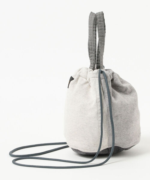 BEAMS BOY(ビームスボーイ)の「Napron × BEAMS BOY / スウェット ミニ ペイシェント バッグ(ハンドバッグ・レディース・グリーン/グレー・ONE SIZE)」の7枚目の写真