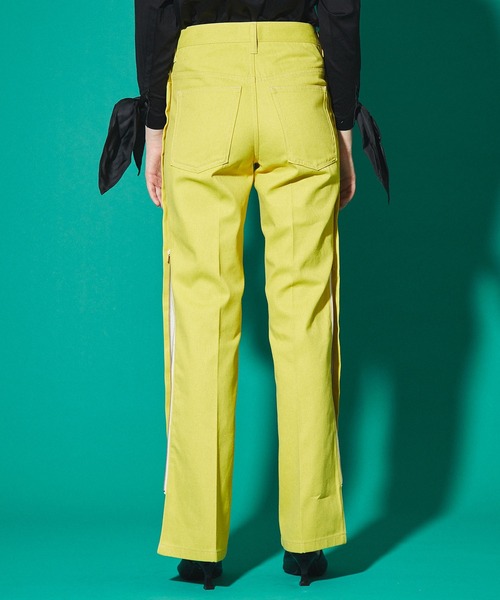 TOGA PULLA（トーガ　プルラ）の「【TOGA PULLA(トーガプルラ)】デニムパンツ /Denim pants/TP11-FF214（デニムパンツ・レディース・カーキ/イエロー・36/34）」の6枚目の写真